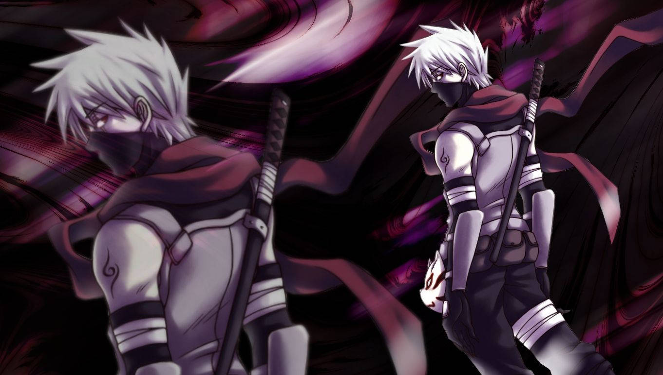 Kakashi Sensei ve Naruto geçmişleri hakkında sohbet ediyor Duvar Kağıdı