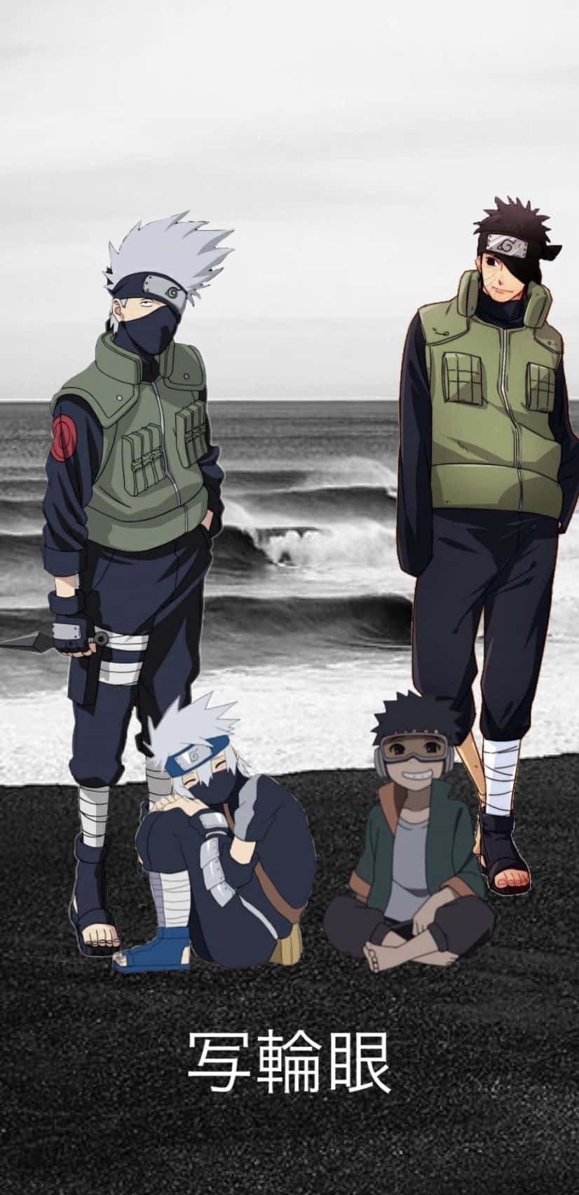 Kakashi ve Obito En İyi Arkadaşlar Duvar Kağıdı