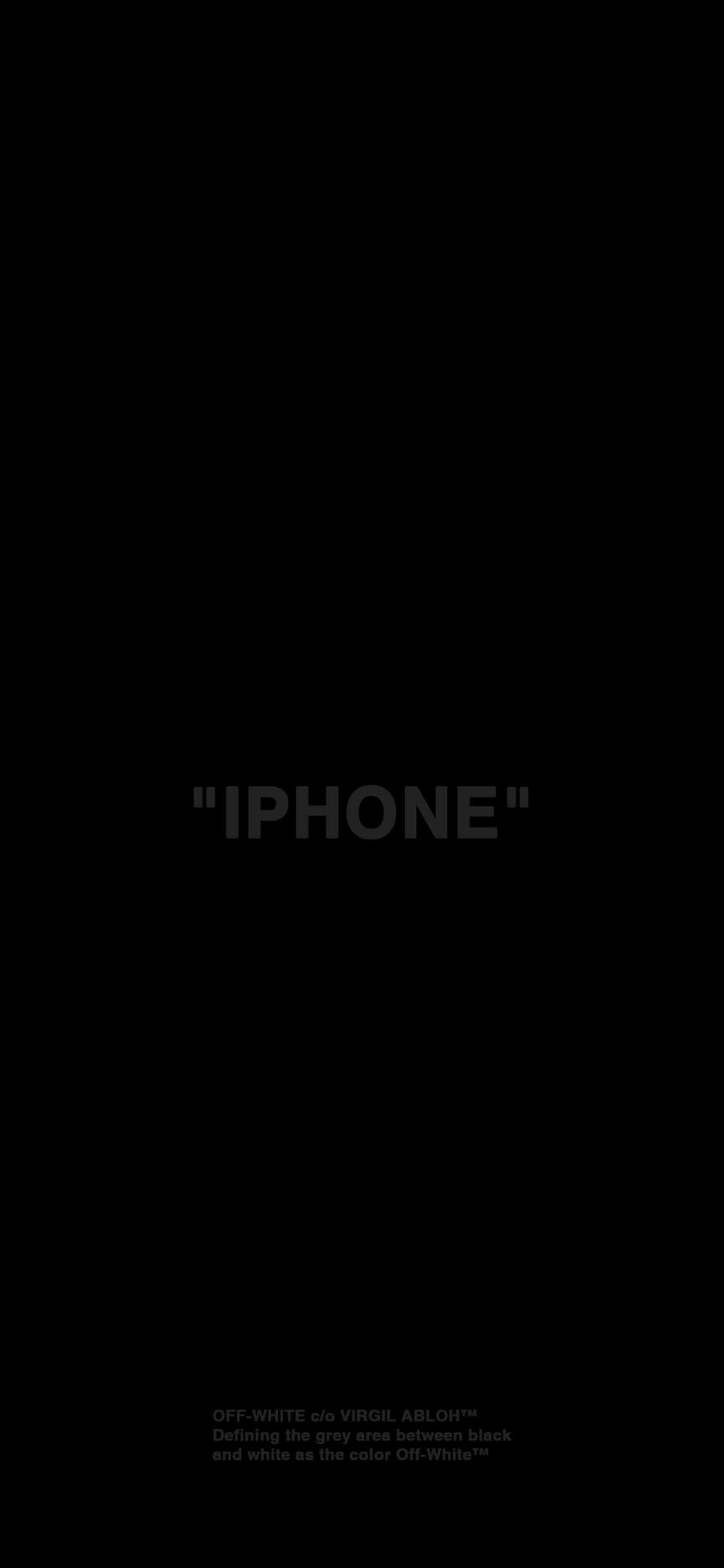 Kalın Harfler Tipografi iPhone XS OLED Arka Planı Duvar Kağıdı