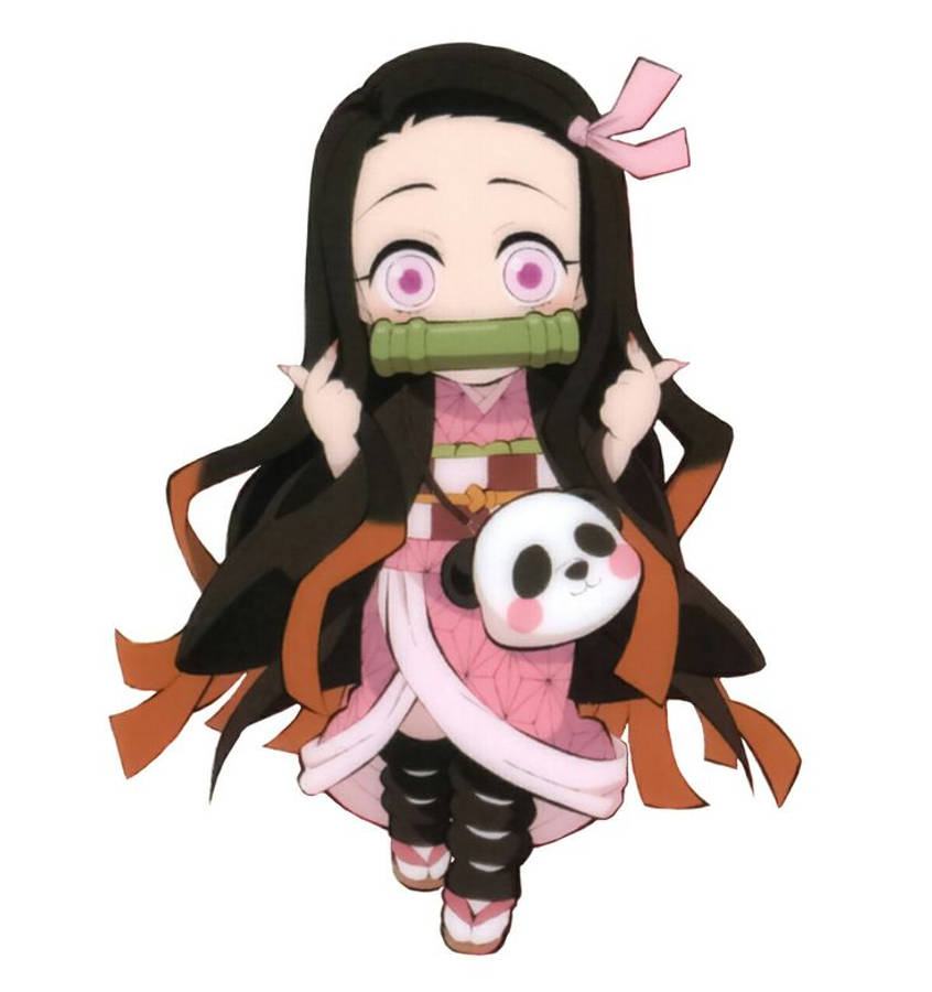 Kalp Parmağı Demon Slayer Nezuko Duvar Kağıdı