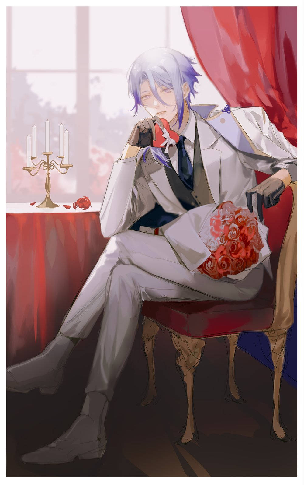 Kamisato Ayato Romantik Randevu Duvar Kağıdı