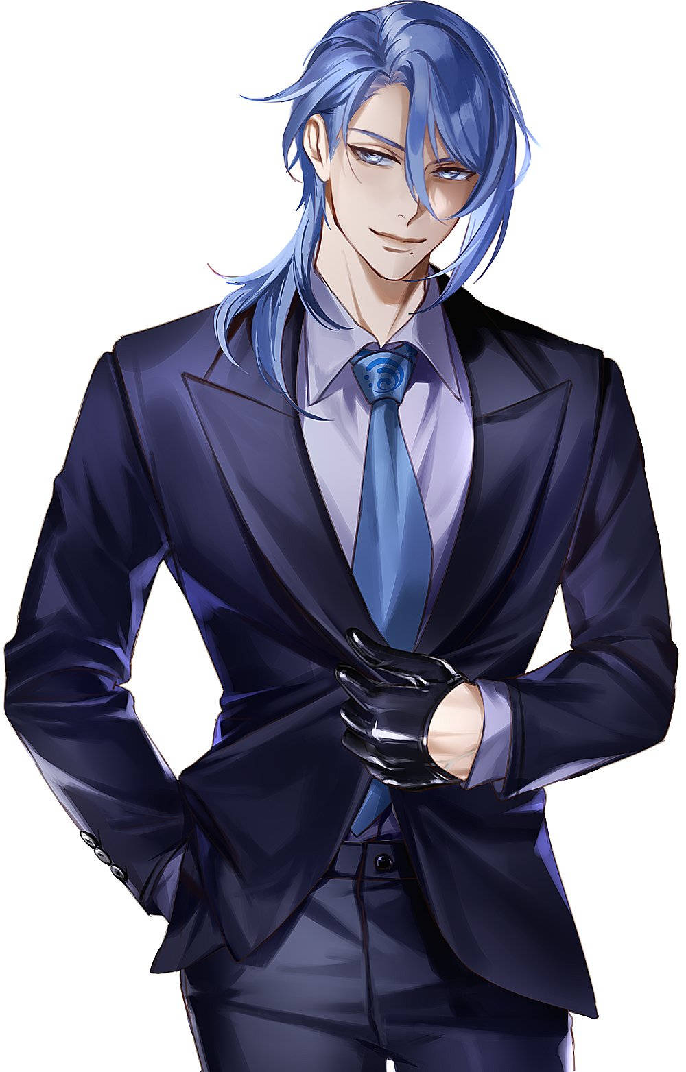 Kamisato Ayato Takım Elbise İçinde Duvar Kağıdı