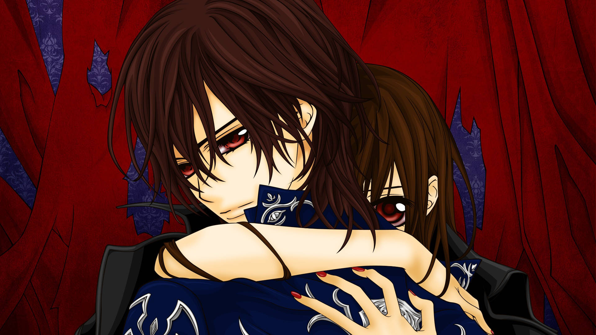 Kaname Kuran Anime Kucaklaşması Duvar Kağıdı