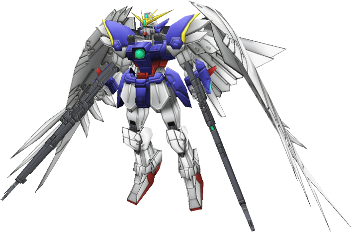 Kanatlı Gundam Model Render Duvar Kağıdı