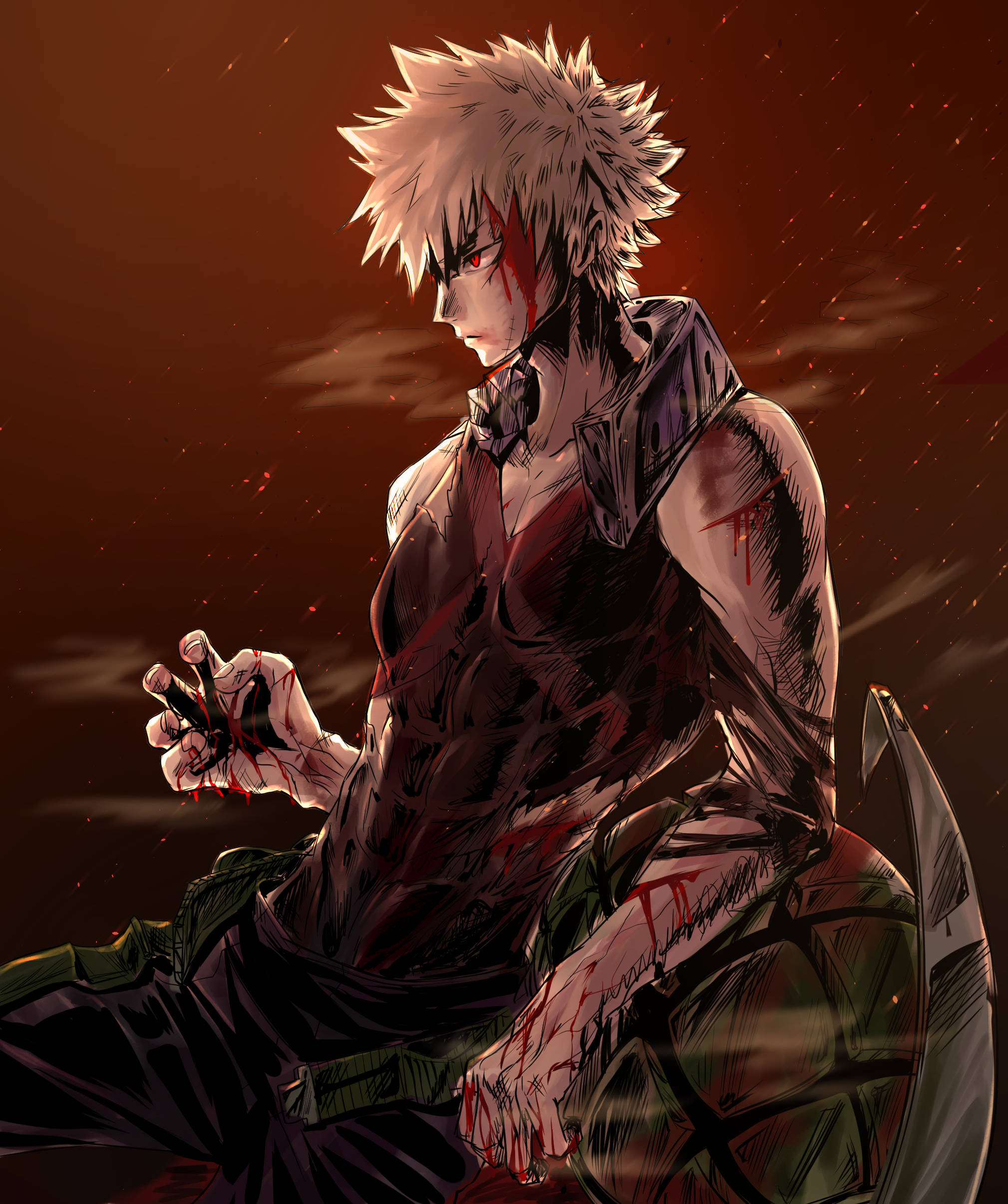 Kanayan Bakugou Sanatı Duvar Kağıdı