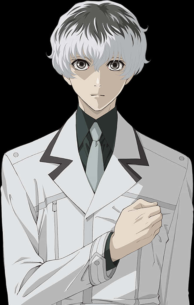 Kaneki Ken Anime Karakter Portresi Duvar Kağıdı