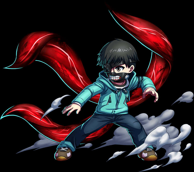 Kaneki Ken Dönüşmüş Anime Karakteri Duvar Kağıdı