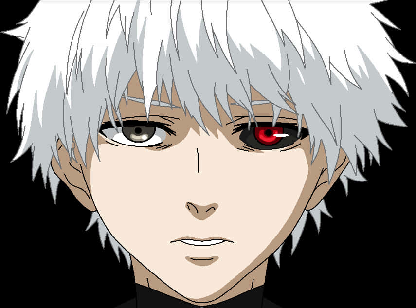 Kaneki Ken Tek Göz Ghoul Portresi Duvar Kağıdı