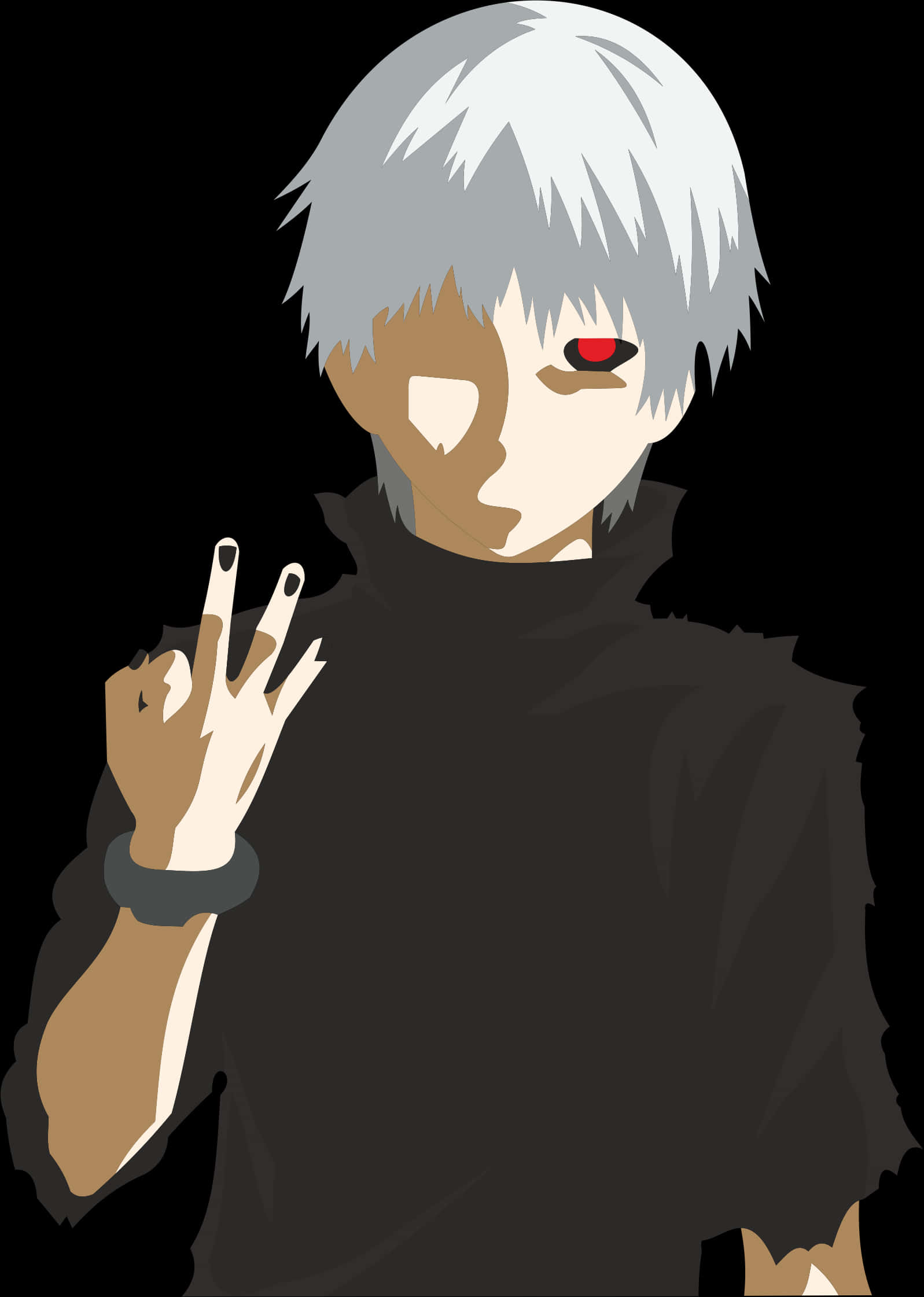 Kaneki Ken Vektör Sanatı Duvar Kağıdı