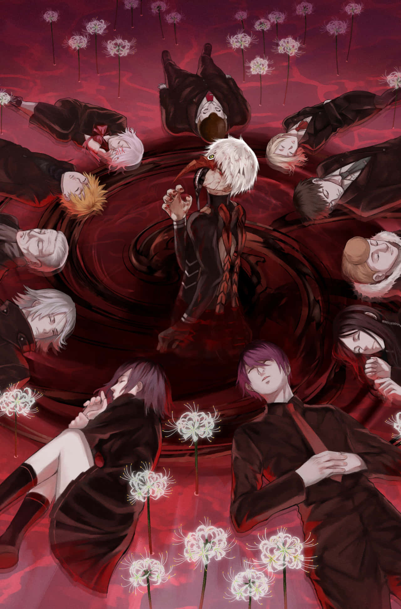 Kaneki Mücadele Zamanında Duvar Kağıdı