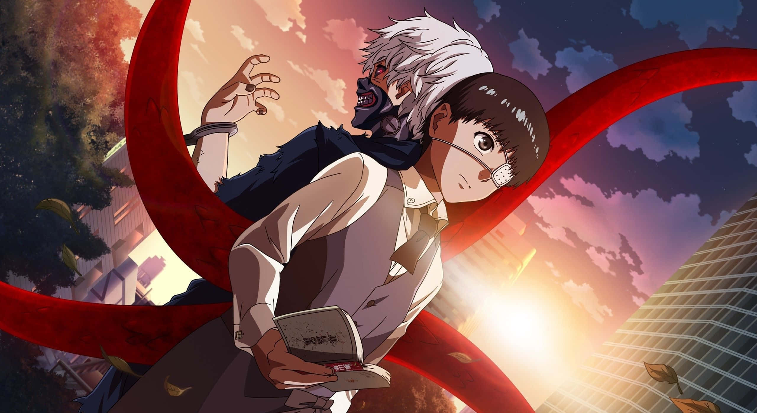 Kaneki Üzgün Anime İnsan Formunda Duvar Kağıdı
