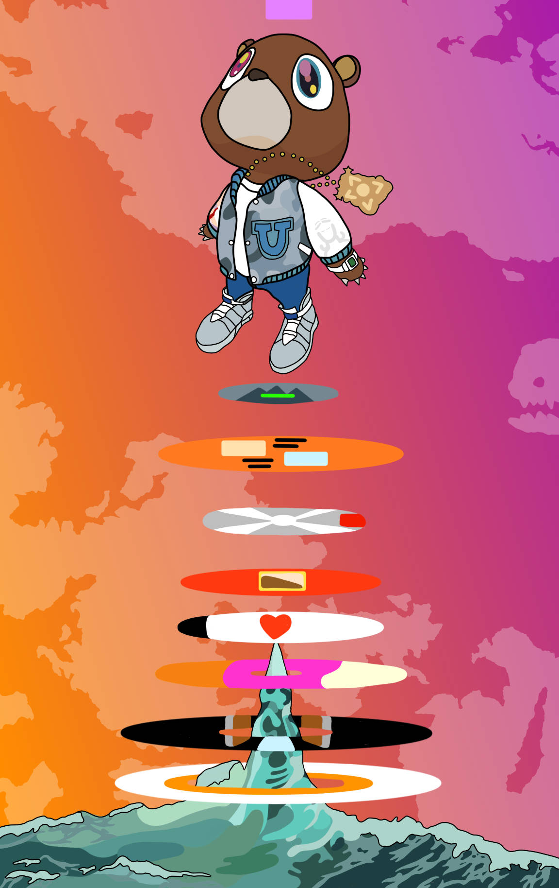 Kanye West Albüm Kapağı Ayı Duvar Kağıdı