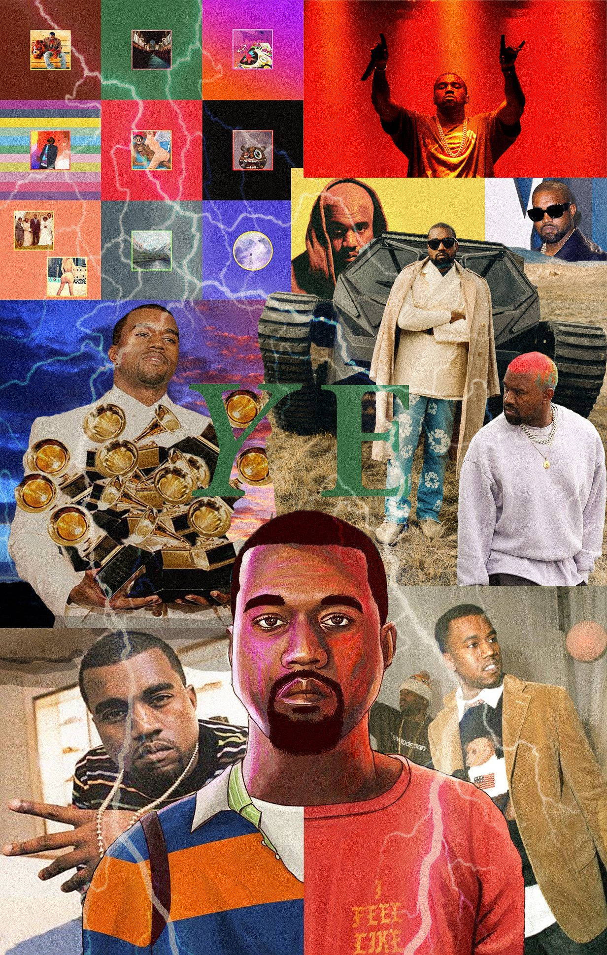 “Kanye West - College Dropout” Duvar Kağıdı