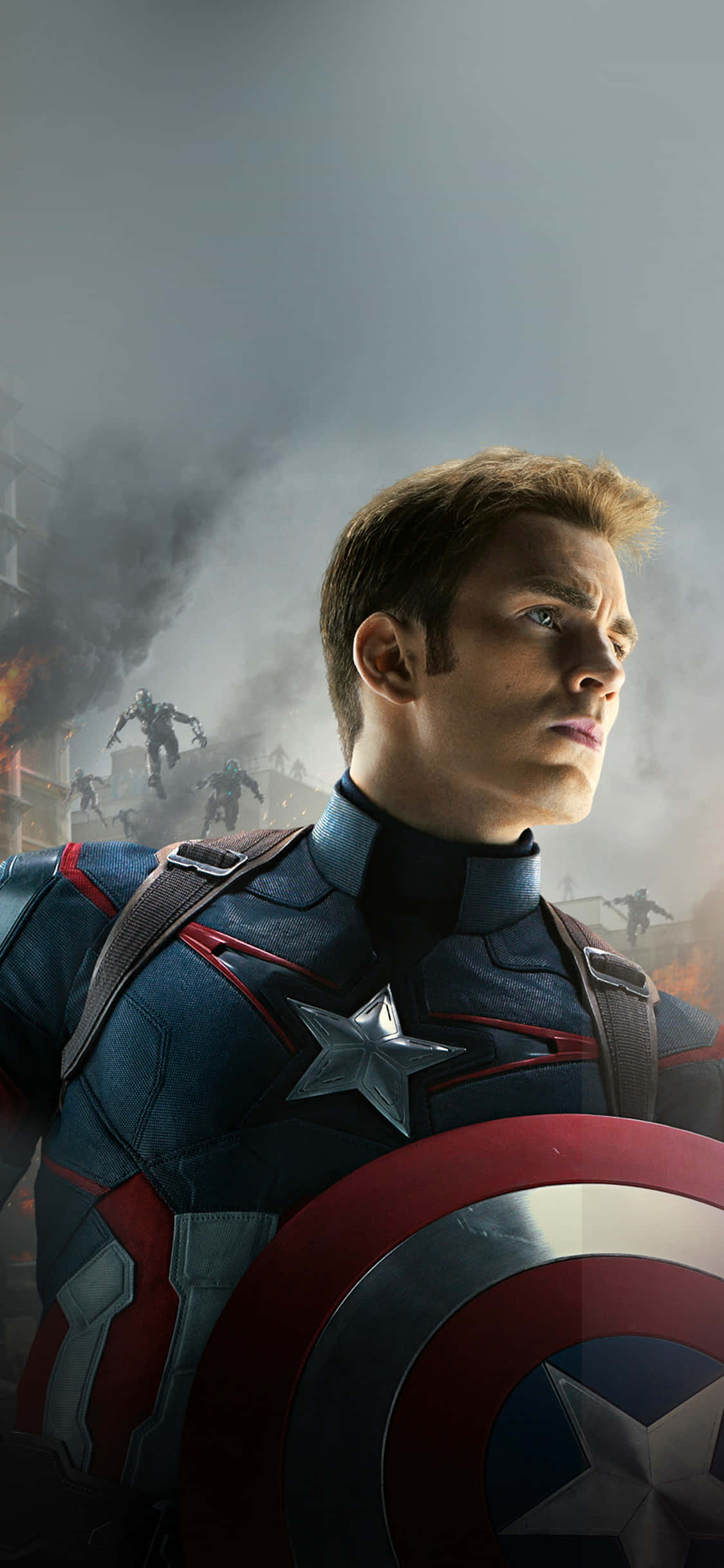 Kaptan Amerika Ultron Çağı Arka Planı Duvar Kağıdı