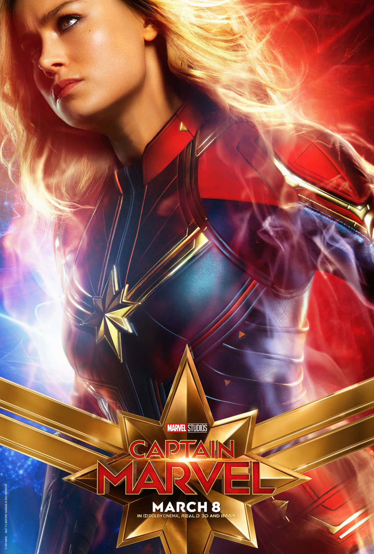 Kaptan Marvel Carol Danvers Grafik Duvar Kağıdı