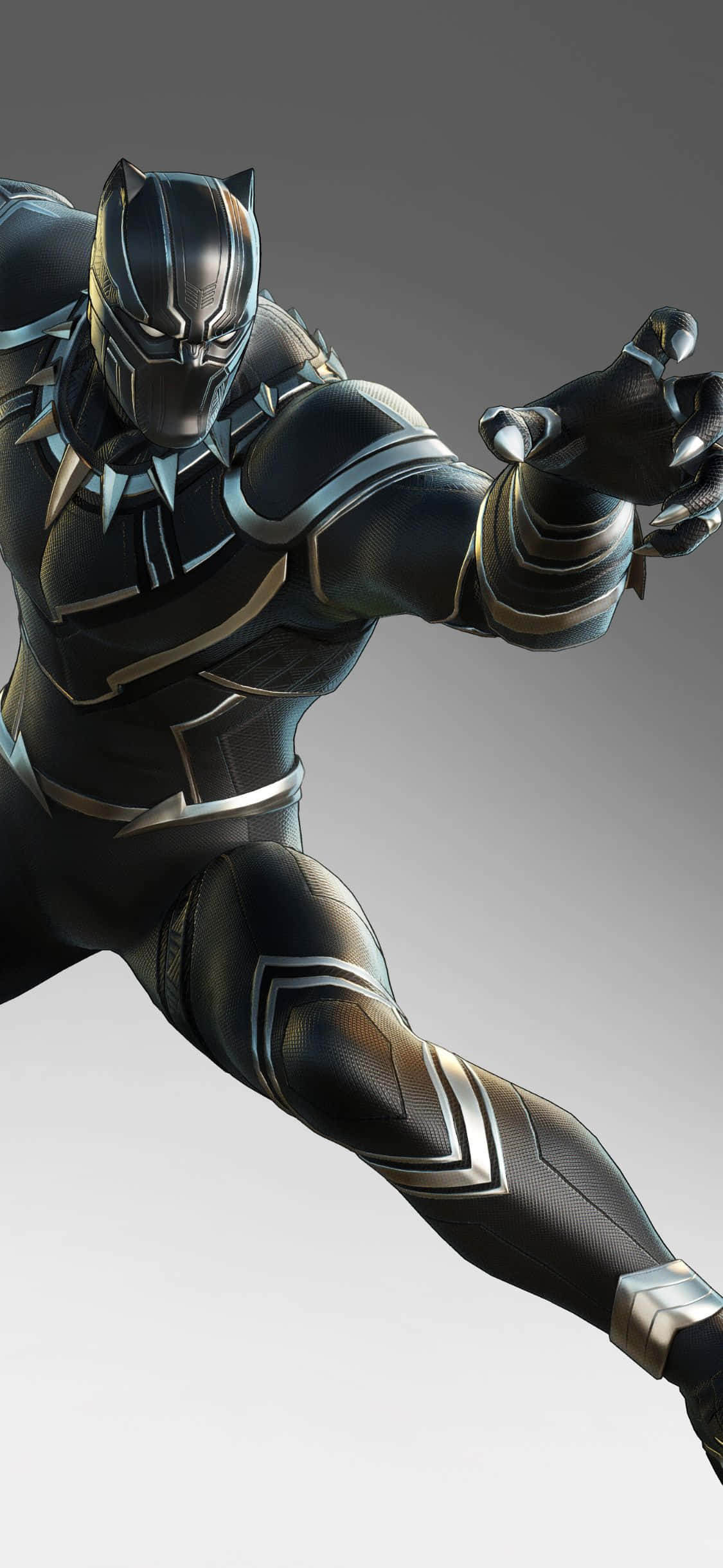 Kara Panter iPhone XS Marvel Arkaplanı Duvar Kağıdı