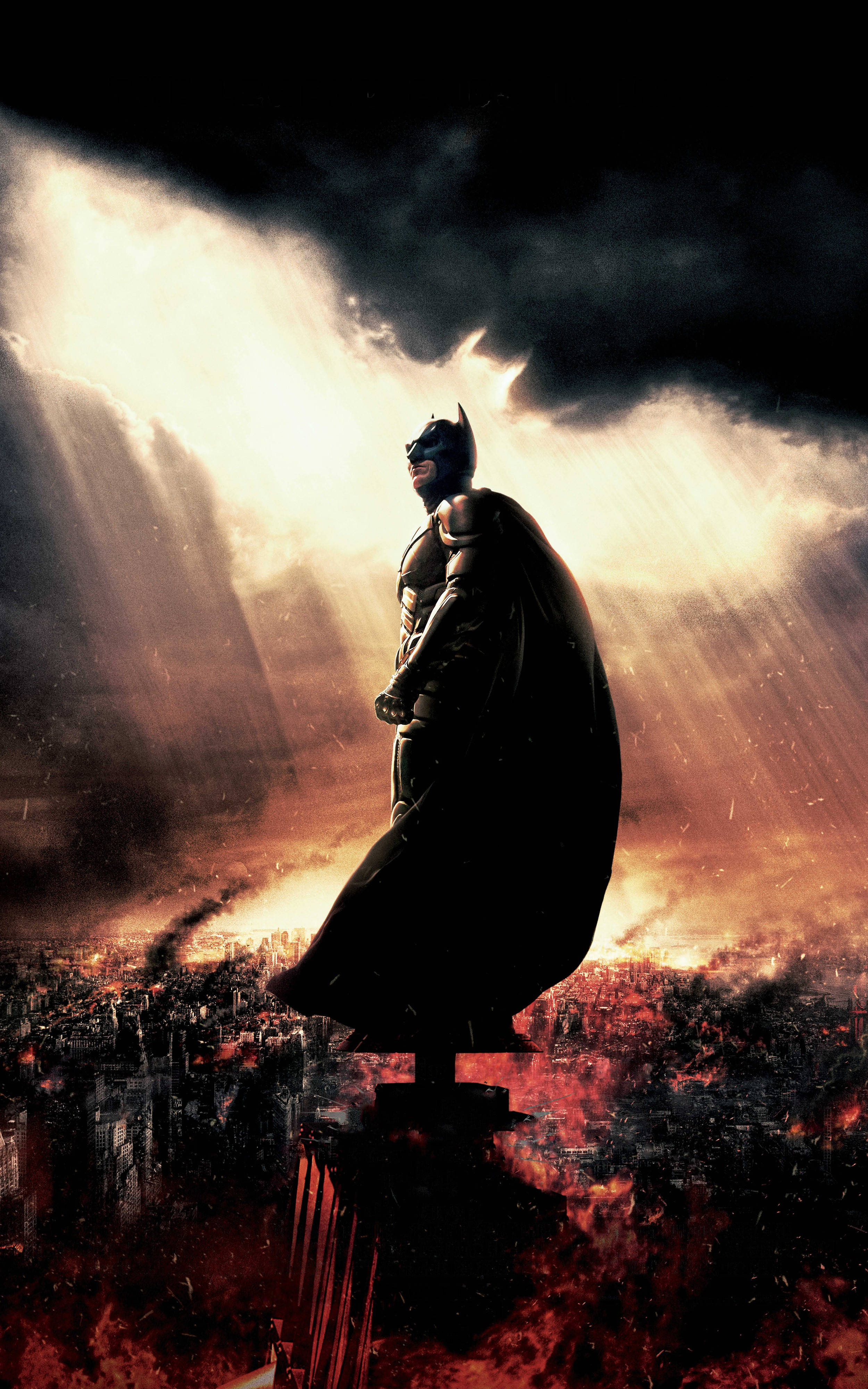 Kara Şövalye'de Christian Bale Batman Olarak Duvar Kağıdı