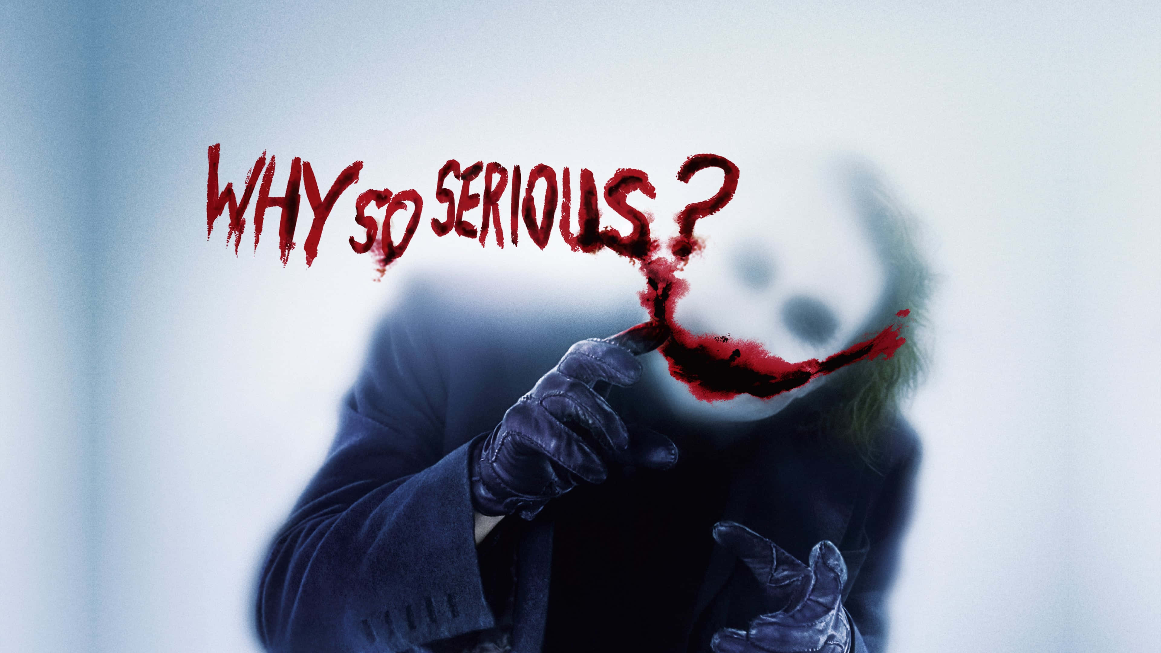 Kara Şövalye'nin Joker'i 4K Ultra HD'de, İkonik Sloganı ile Duvar Kağıdı