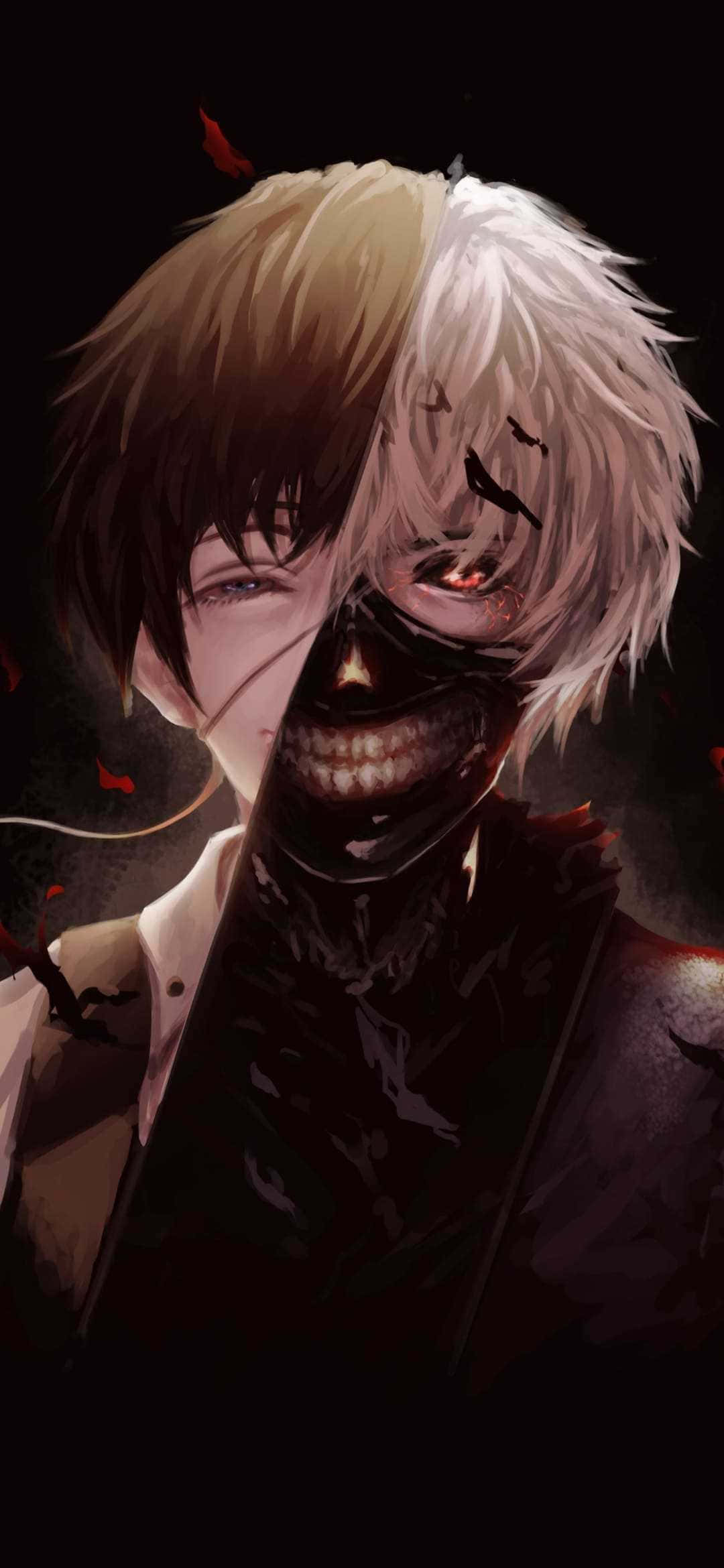 Karanlığın Ortasında Yalnız Bir Ken Kaneki Duvar Kağıdı