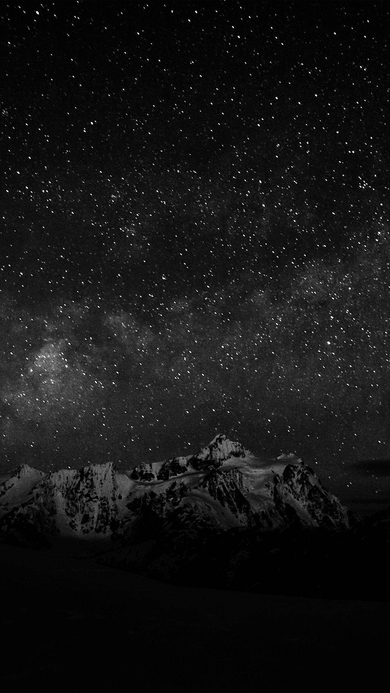 Karanlık Android Yıldızlı Gece Duvar Kağıdı