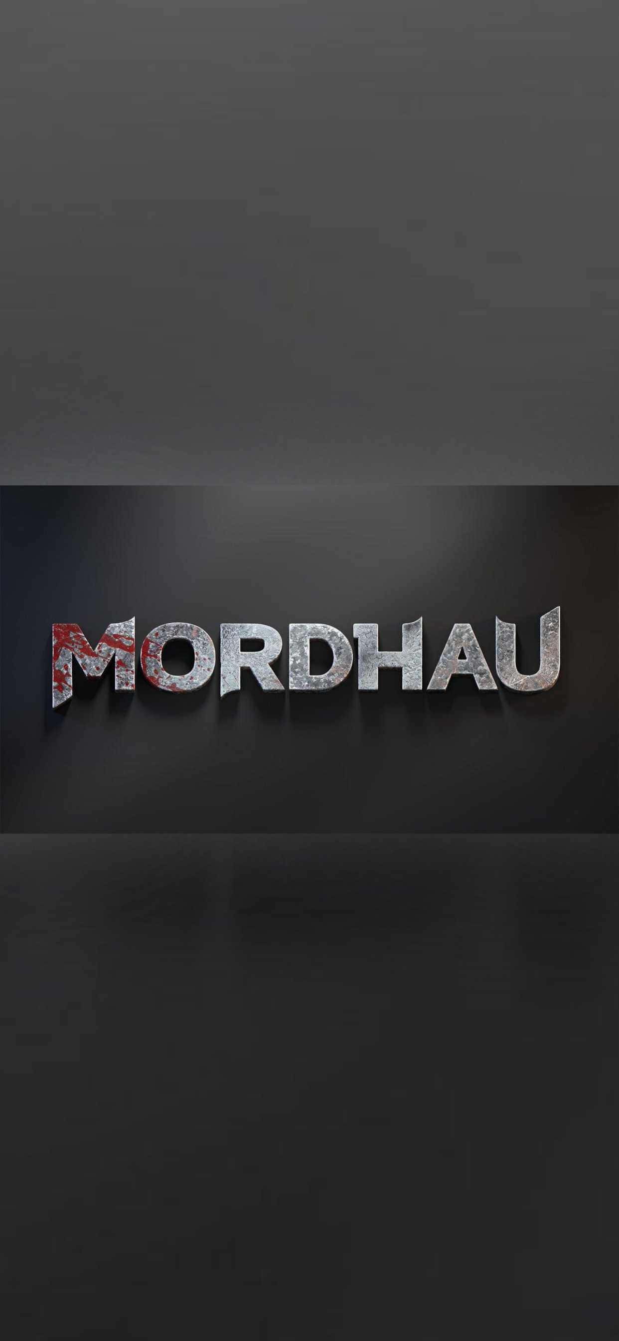 koyu arka planda mordhau logosu Duvar Kağıdı