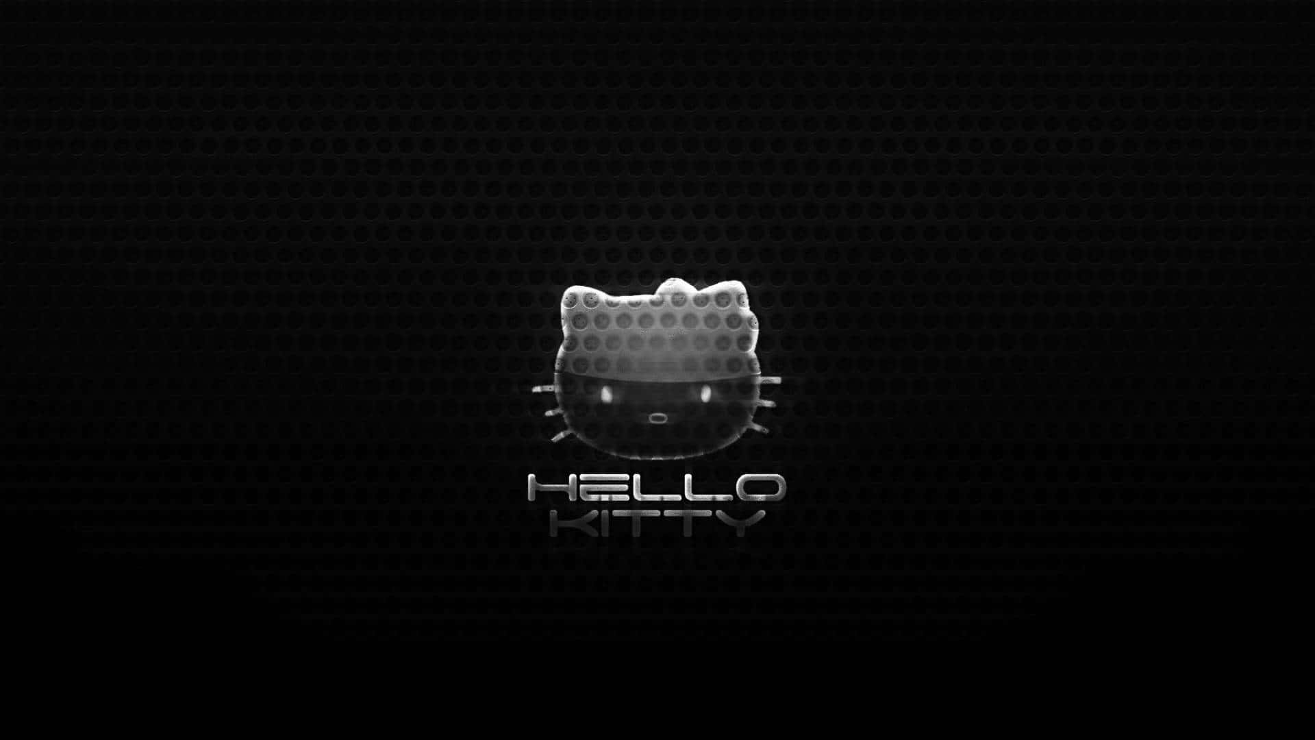 Karanlık Sevimli Hello Kitty Duvar Kağıdı