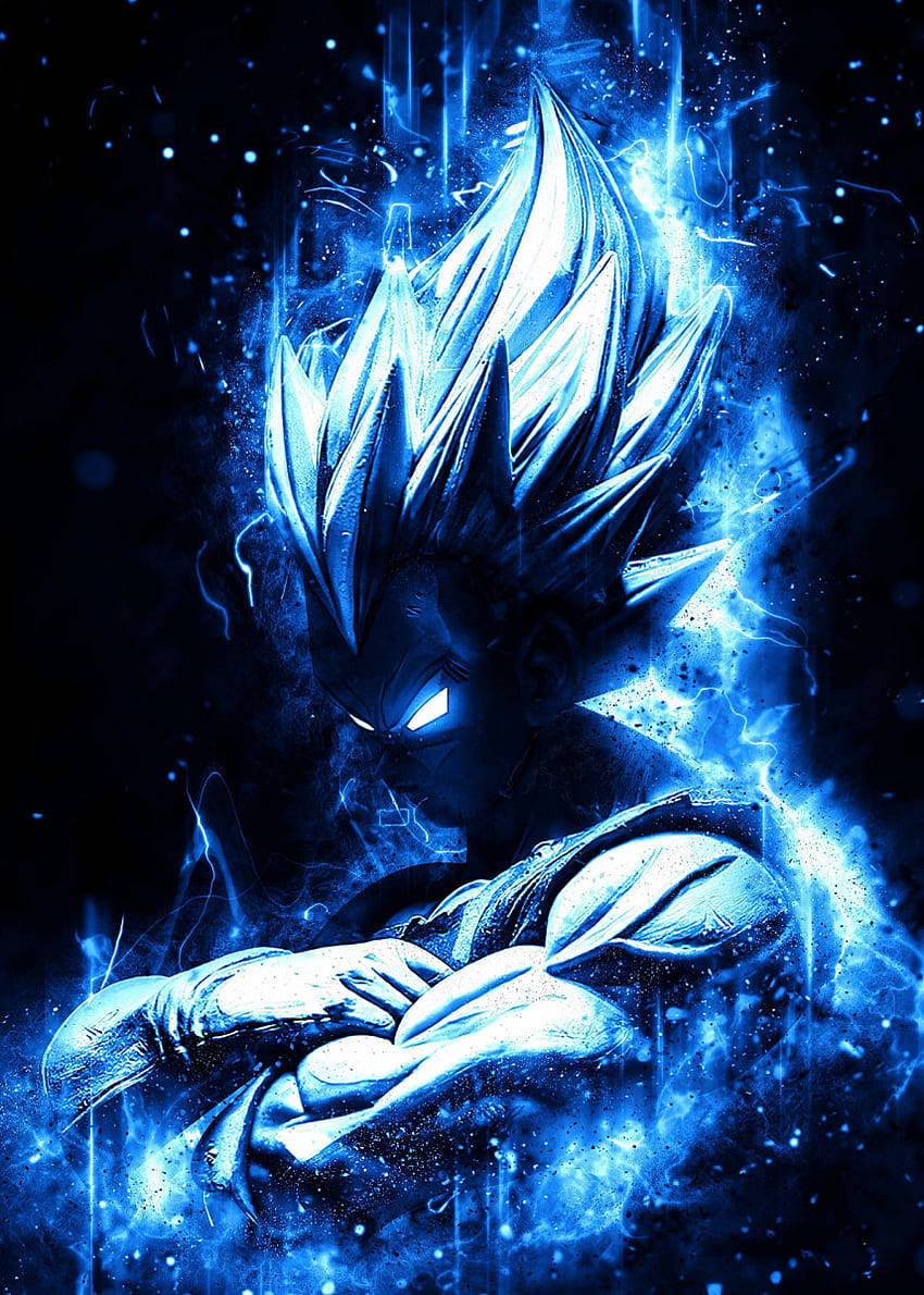 Karanlık Vegeta'nın Parlayan Gözleri Duvar Kağıdı
