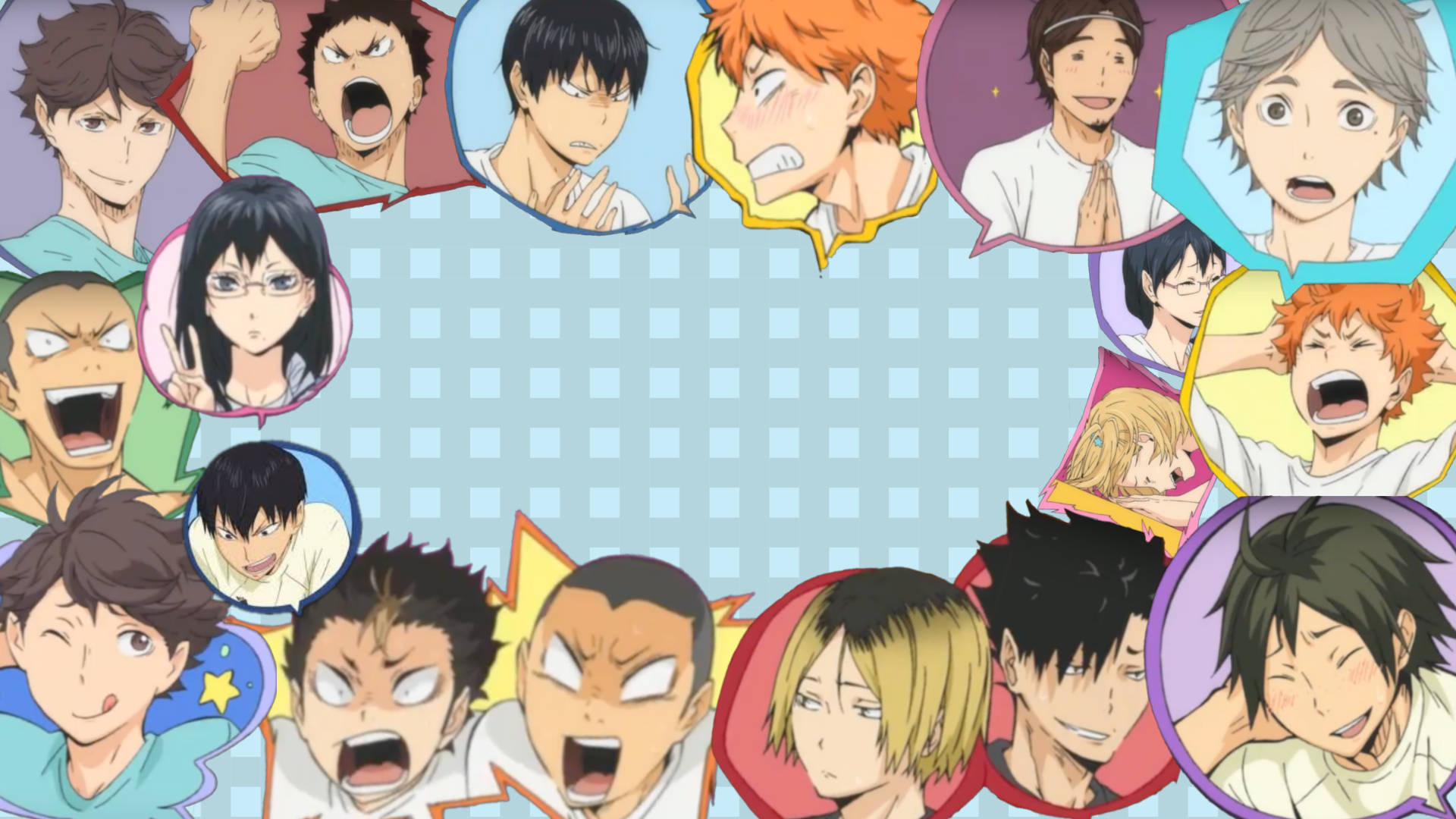 Karasuno Takımı Idoller Haikyuu Masaüstü Duvar Kağıdı