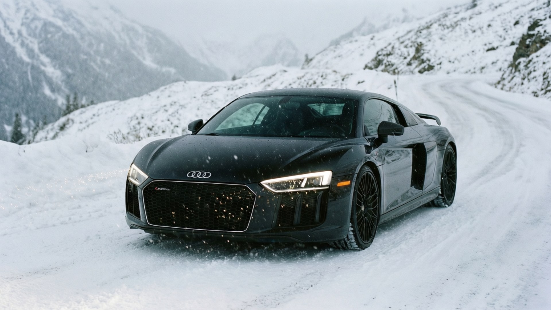 Karlı R8 Duvar Kağıdı