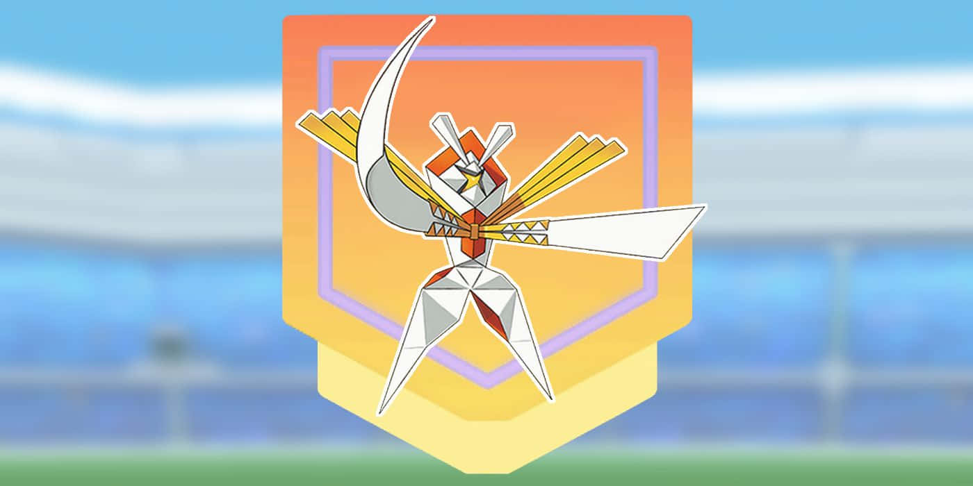 Kartana Pokemon Turuncu Arka Plan Duvar Kağıdı