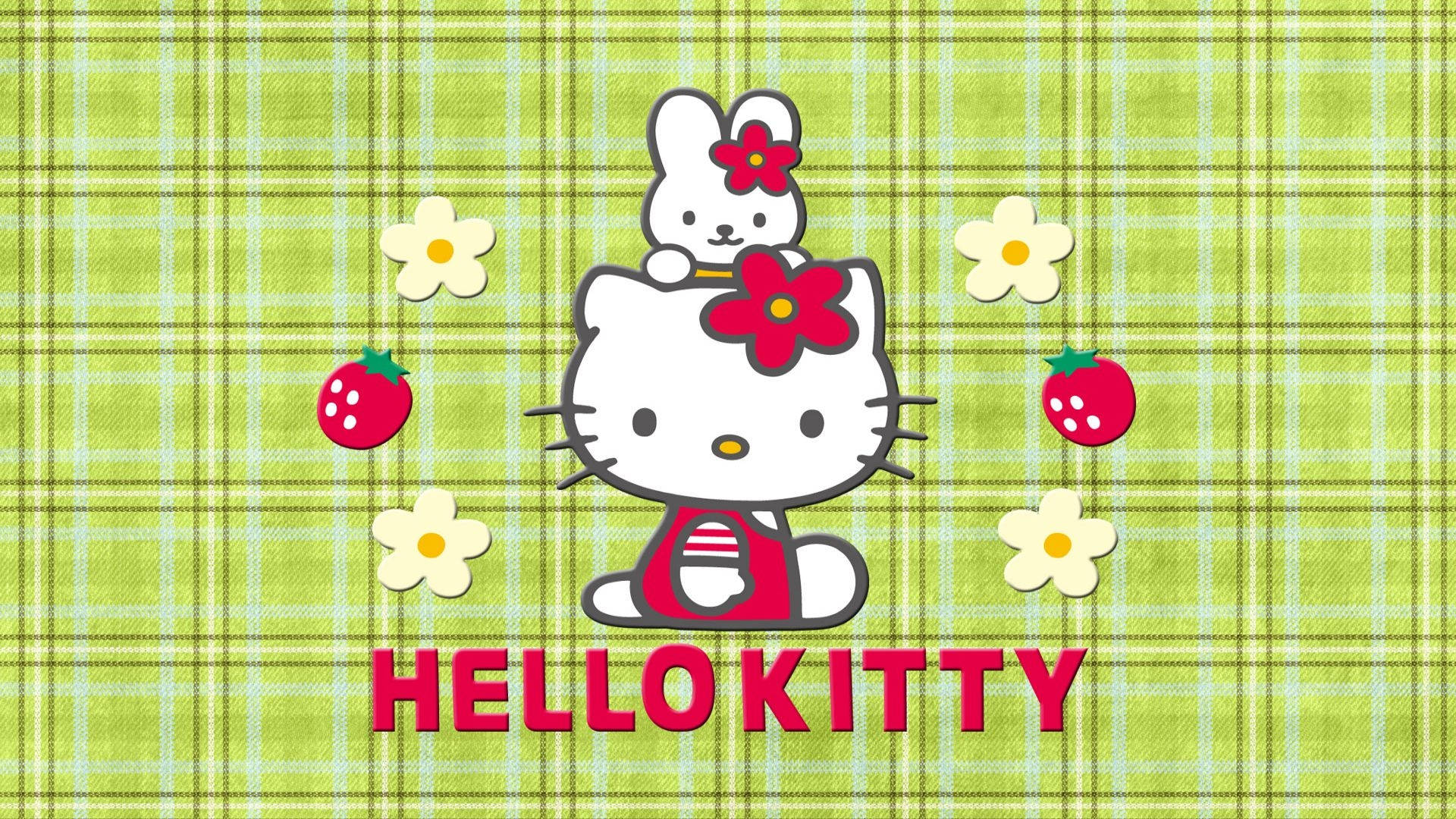 Kathy ve Hello Kitty Estetiği Duvar Kağıdı