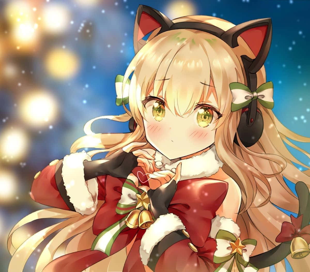 Kawaii Sevimli Anime Güzel Hanım Duvar Kağıdı