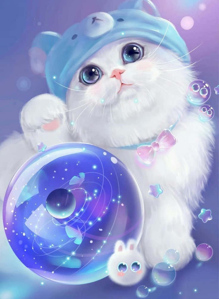 Kedi Anime - Oyun Dolu ve Macera Dolu! Duvar Kağıdı