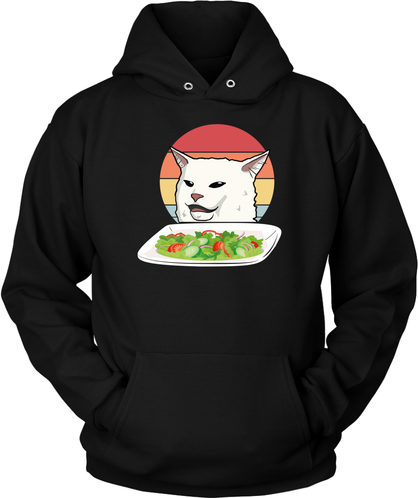 Kedi Salatası Kapüşonlu Meme Duvar Kağıdı