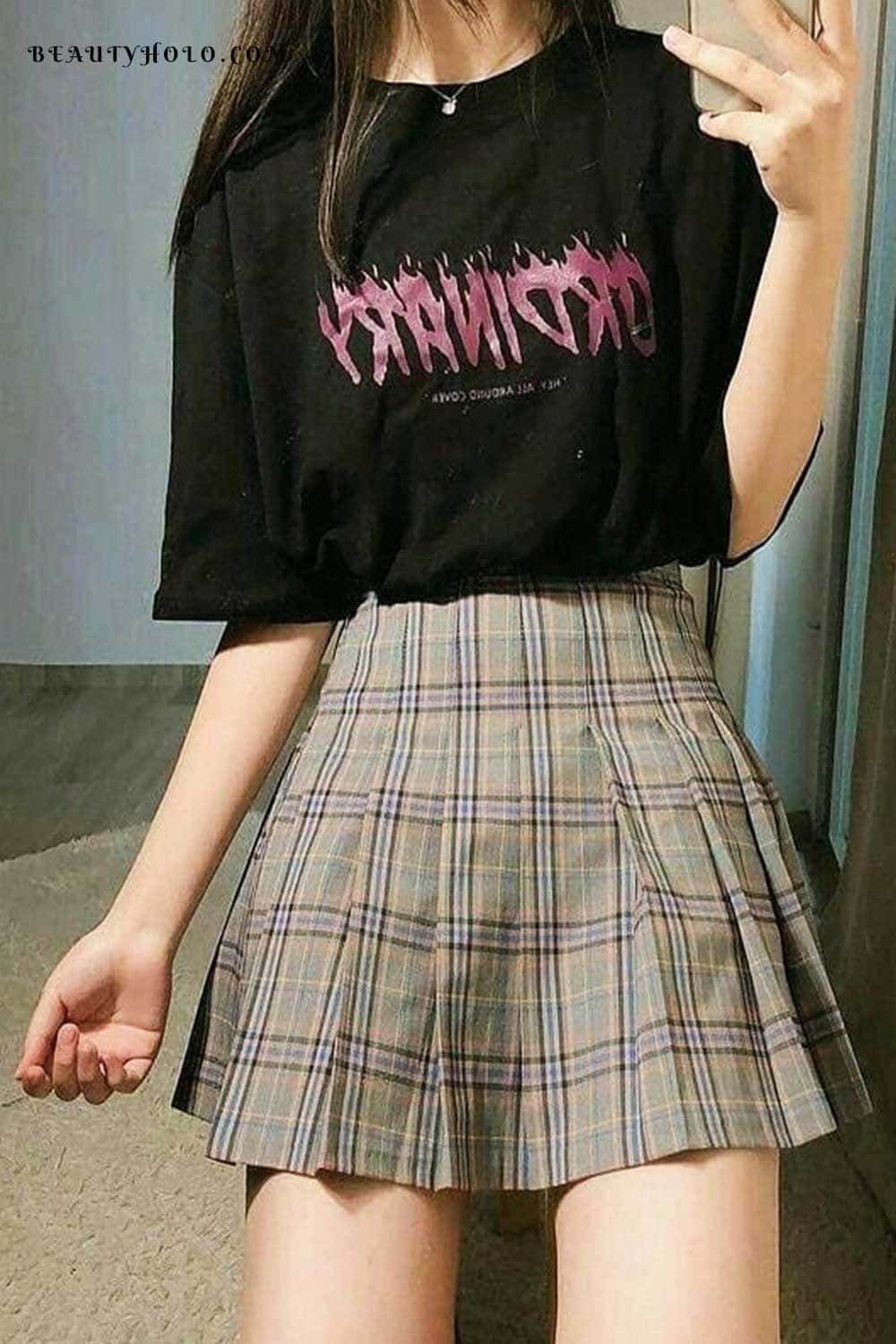 Kendini benzersiz bir emo estetiğiyle ifade et Duvar Kağıdı
