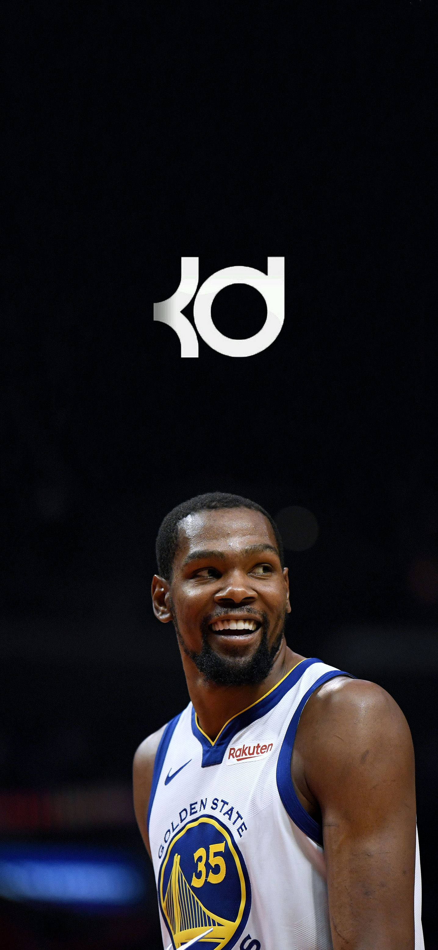 Kevin Durant Gülümseme ve Logo Duvar Kağıdı