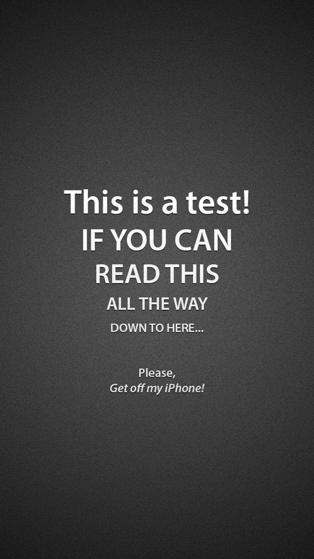 Kilit ekranınızı bu şık test görseliyle kişiselleştirin. Duvar Kağıdı