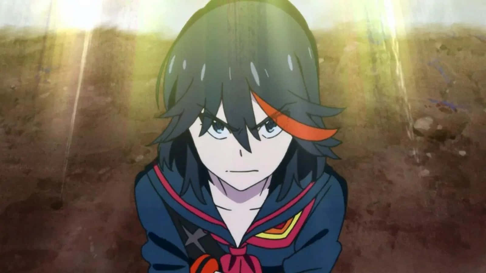 Kill La Kill Ryuko'nun Ciddi Yüzü Resmi Duvar Kağıdı