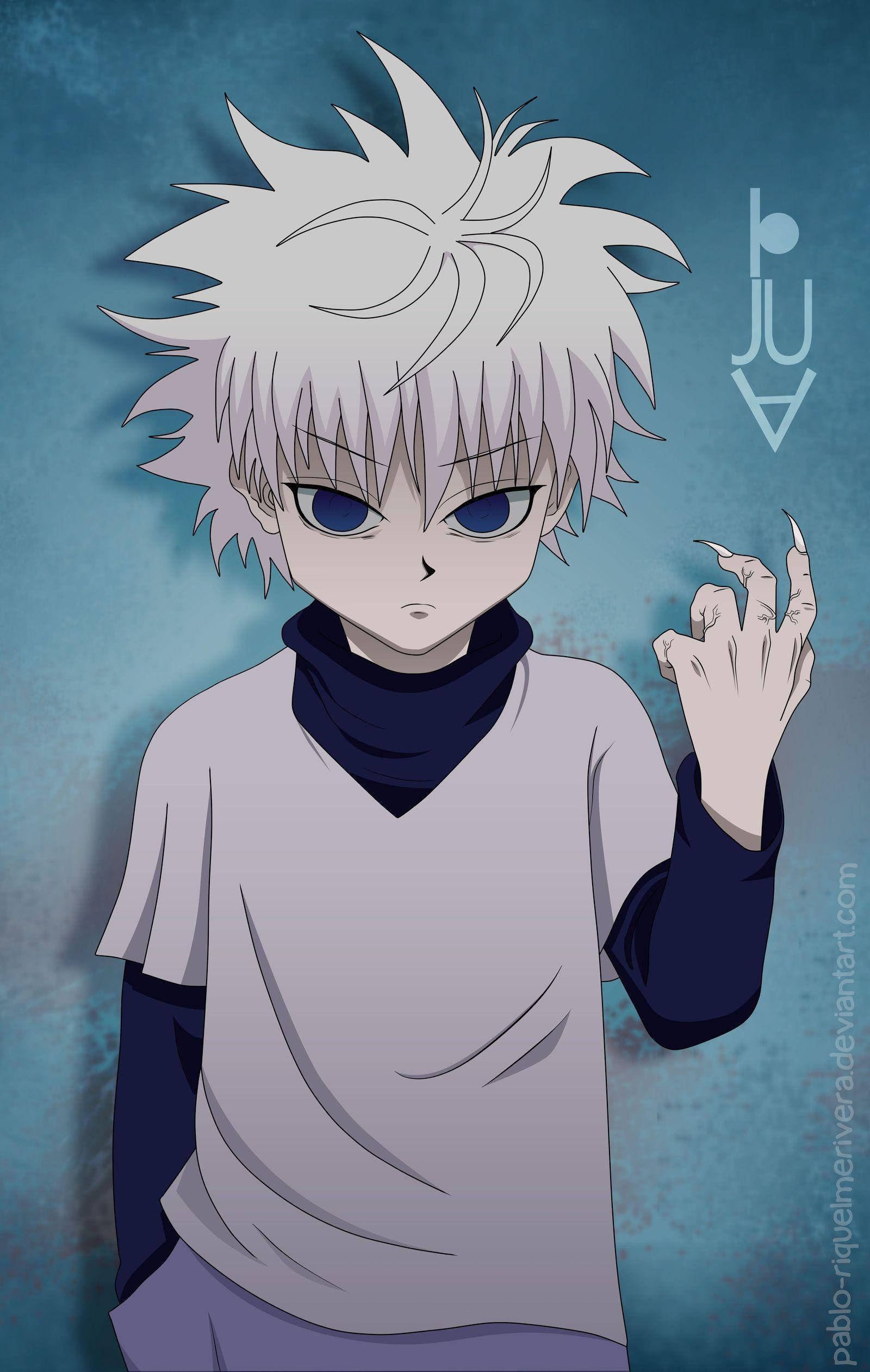 Killua Estetik Anime Çocuğu Duvar Kağıdı