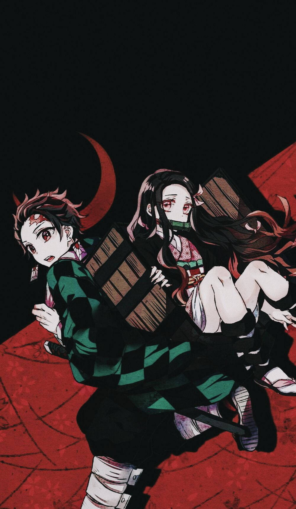 Kimetsu No Yaiba - Kamado Kardeşler Duvar Kağıdı