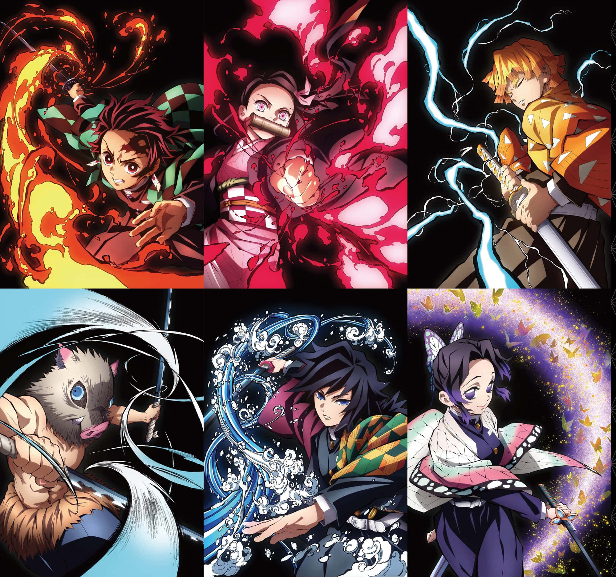 Kimetsu no Yaiba - Şeytan Avcısı Duvar Kağıdı