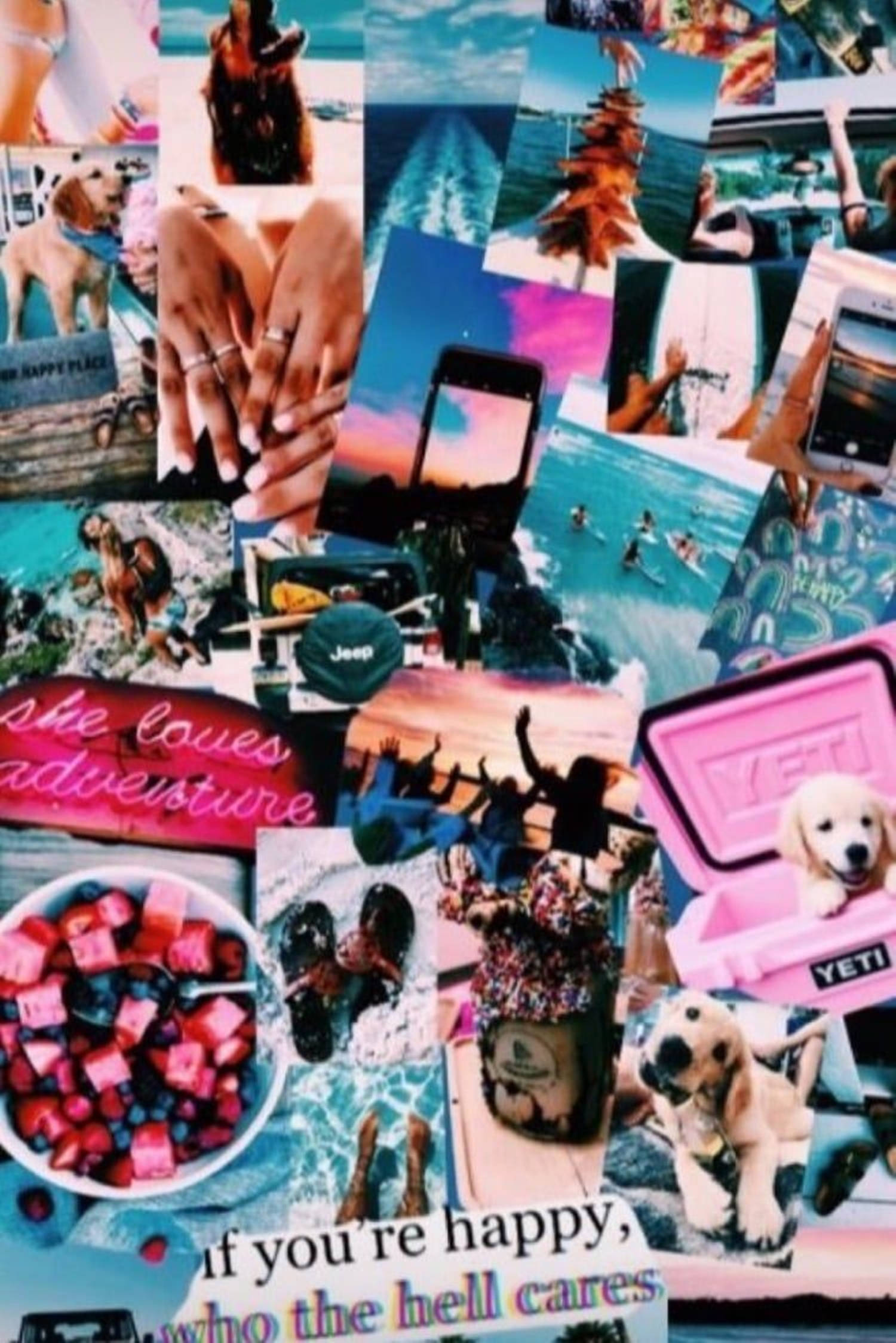 Kimin Umurunda Estetik VSCO Kolaj Duvar Kağıdı