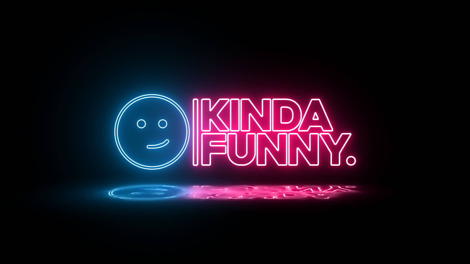 Kinda Funny Neon Gülümseme Duvar Kağıdı