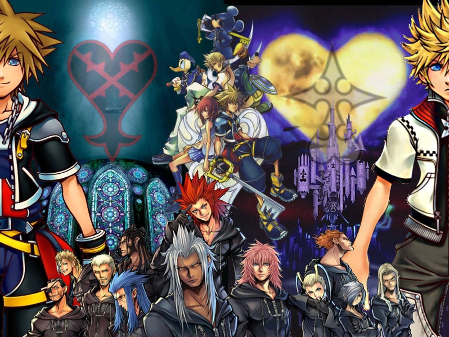 Kingdom Heart Logo Görüntüsü Duvar Kağıdı