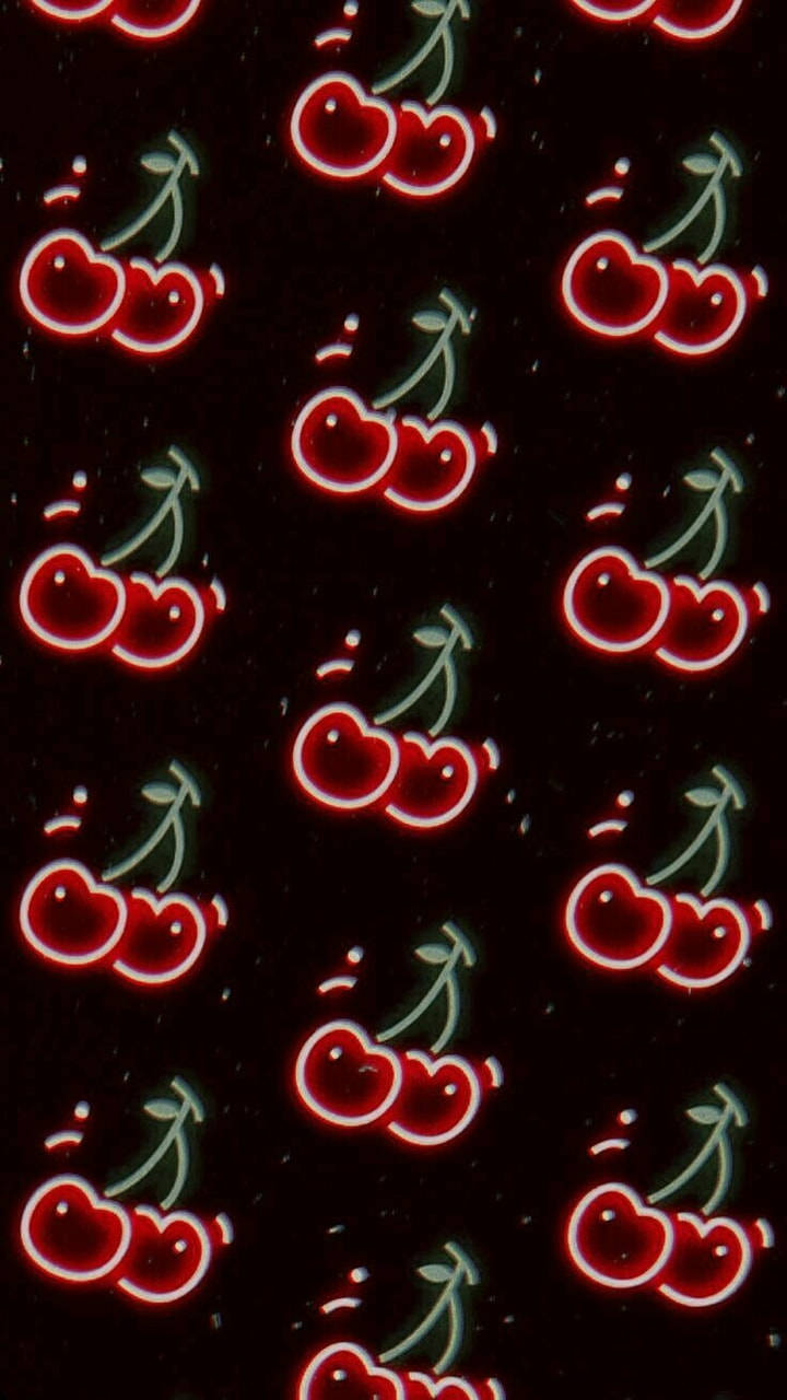 Kiraz Trippy Estetiği Duvar Kağıdı