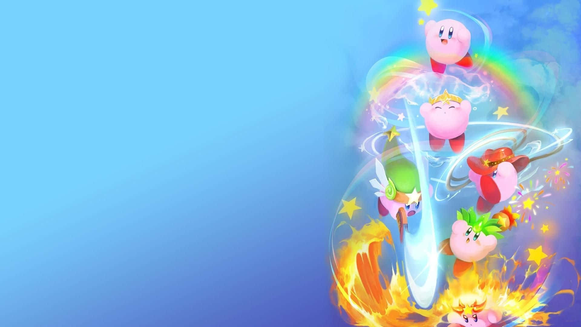 Kirby ile Rüya Diyarında Keyifli Bir Gün Duvar Kağıdı