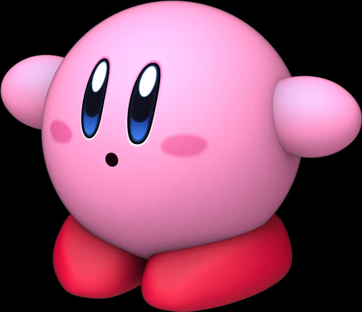 Kirby Karakter Render Duvar Kağıdı