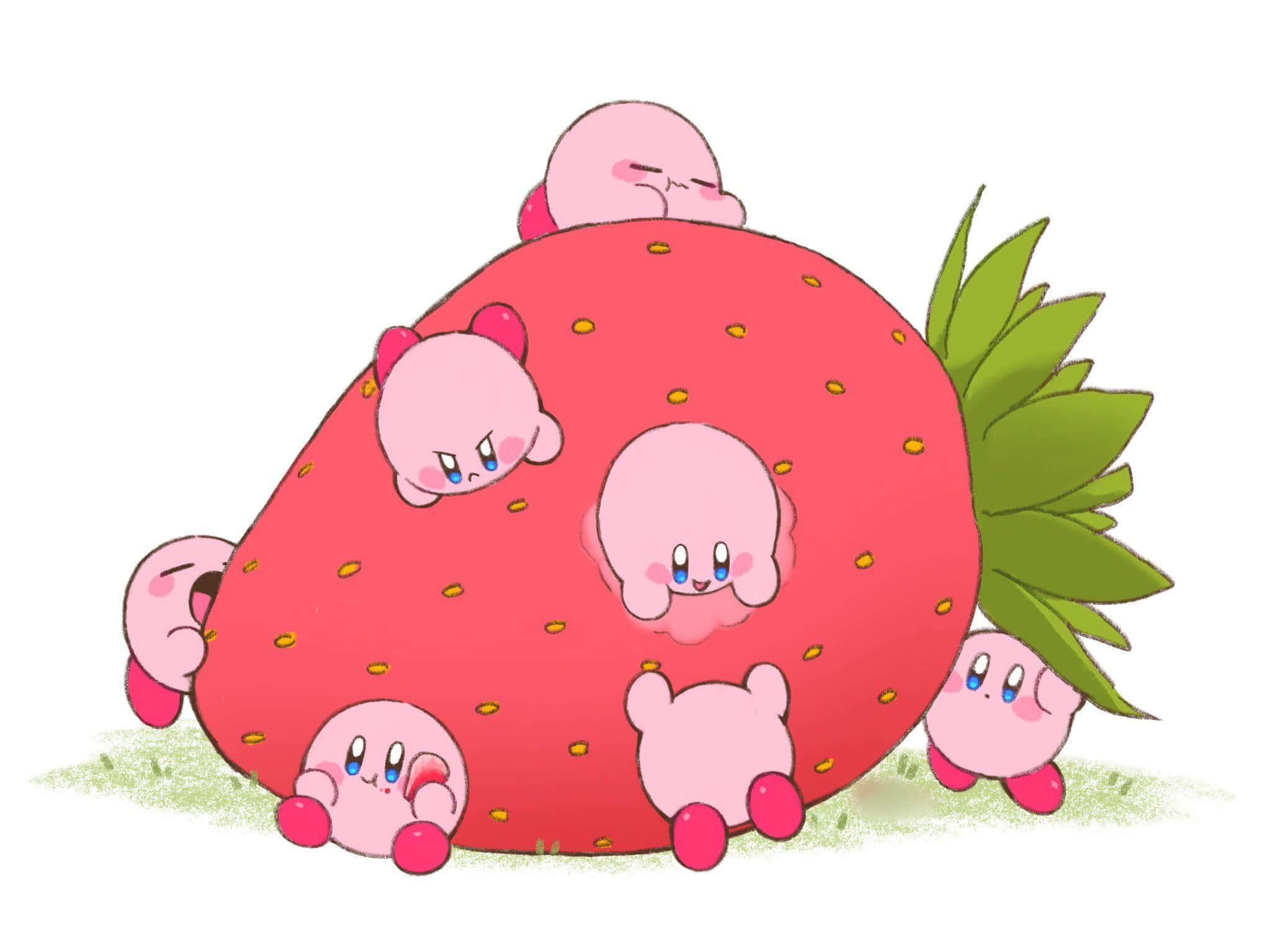 "Kirby Maceraya Hazır!" Duvar Kağıdı