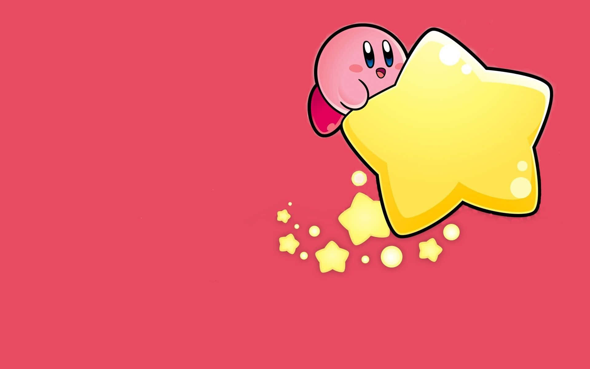 Kirby, ünlü neşeli ve dost canlısı video oyunu karakteri Duvar Kağıdı