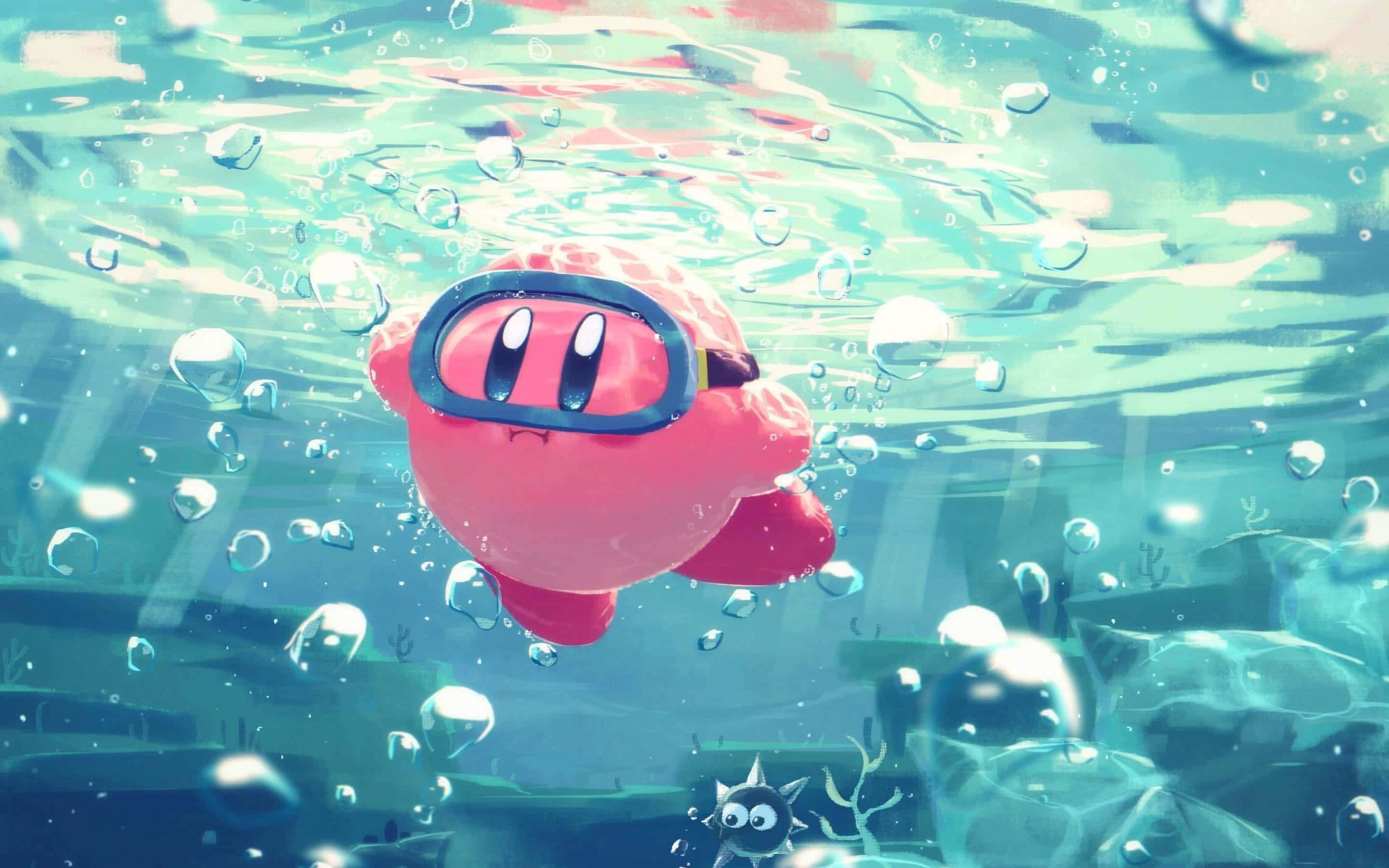 Kirby Yeni Macerasında Parlıyor Duvar Kağıdı